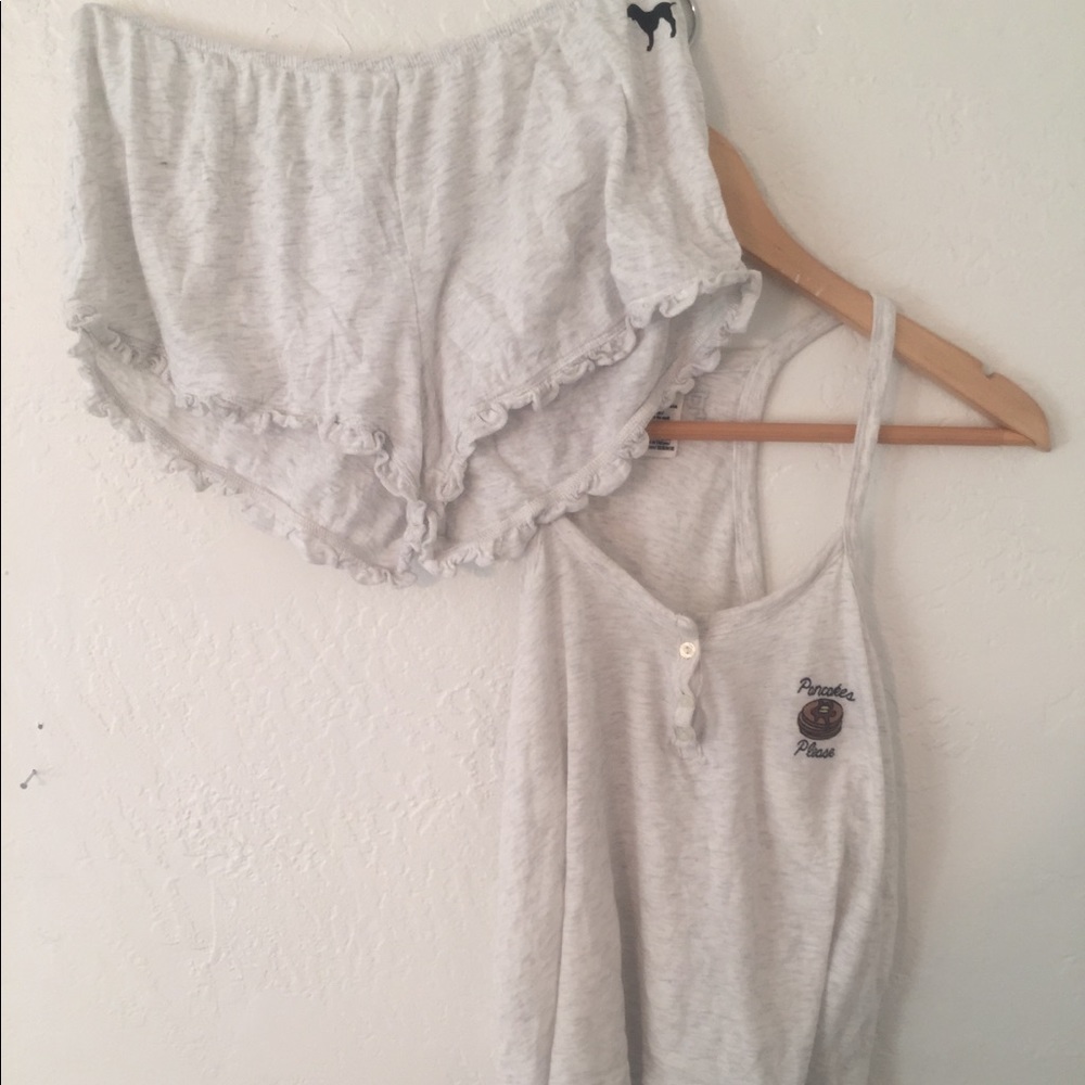 Pancakes Please Pink Pajama Set XS